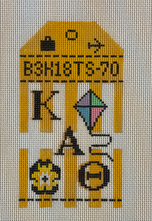 Sorority Travel Tag KAO