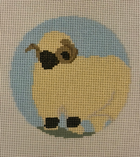 Sheep w/ Horns Round