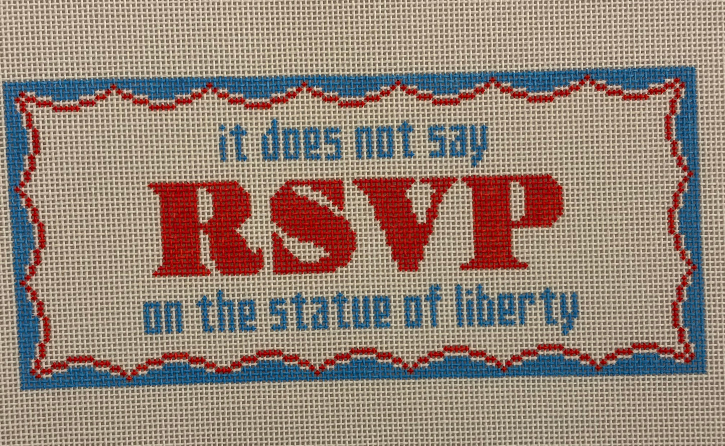 There's no RSVP on the Statue of Liberty
