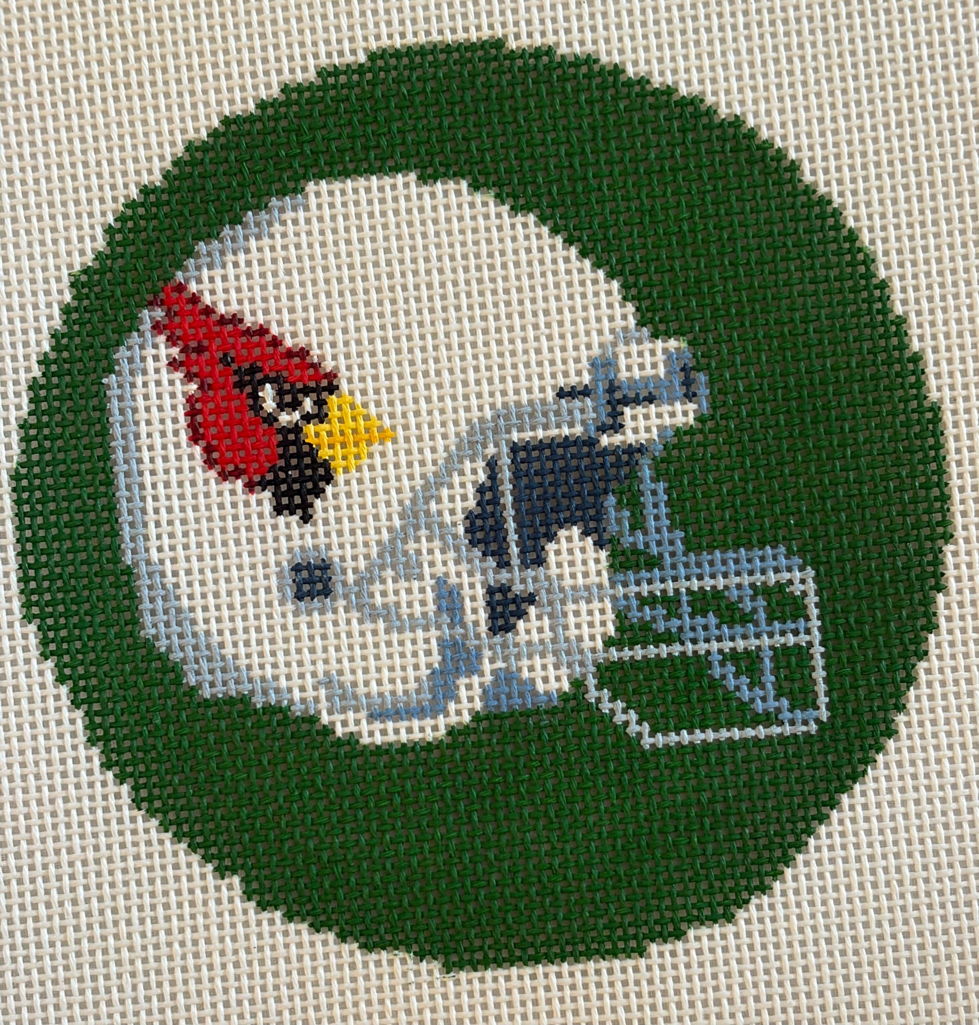 AZ Cardinal Football Helmet – Uptown Needlepoint