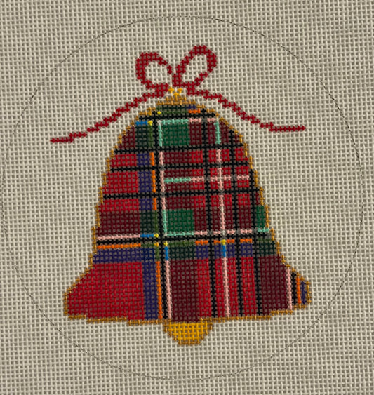 Plaid Bell Ornament