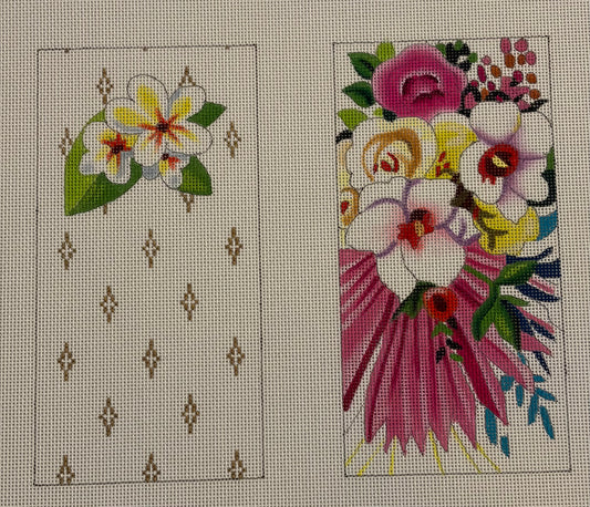 Orchids & Roses Double Eyeglass Case