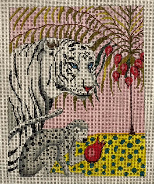 White Tiger & Monkey