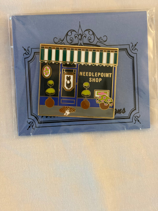 Needlepoint Shop (Blue) Needle Minder