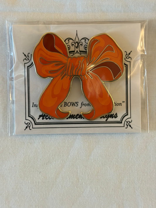 Orange Bow Needle Minder