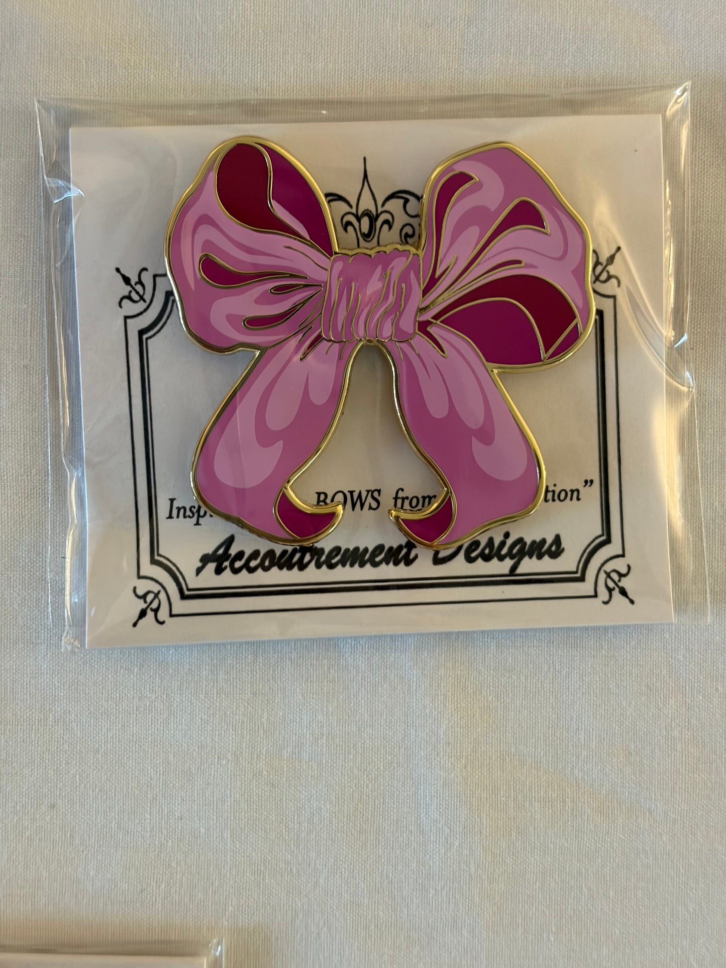 Pink Bow Needle Minder