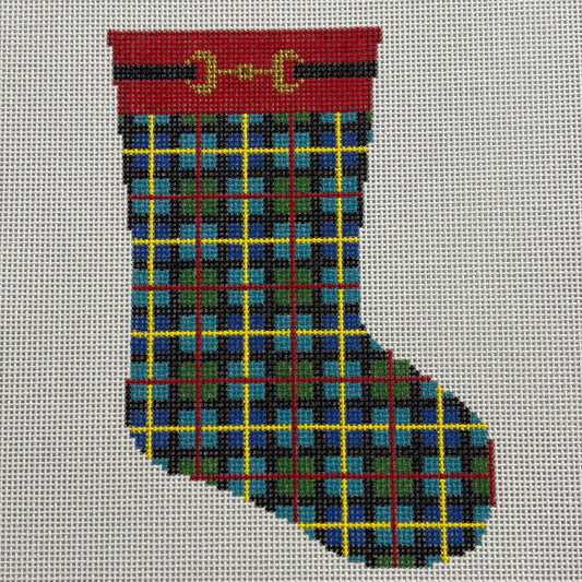 Mini Stocking - Tartan