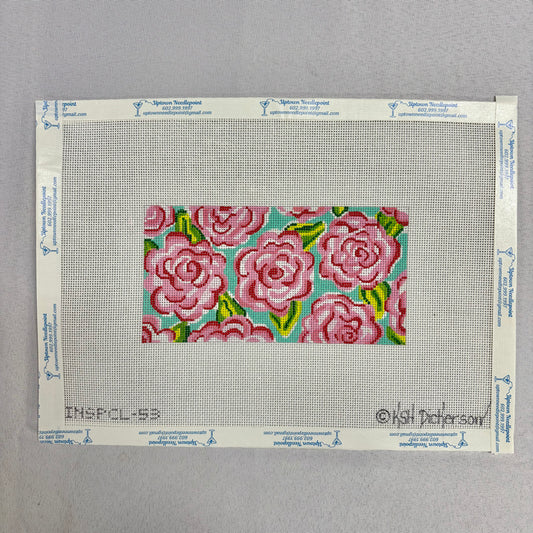 Pink & Teal Flower Purse Insert