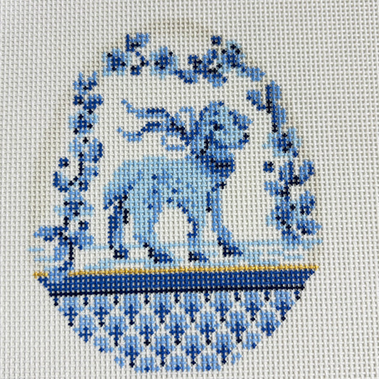 Blue Garland Lamb Egg