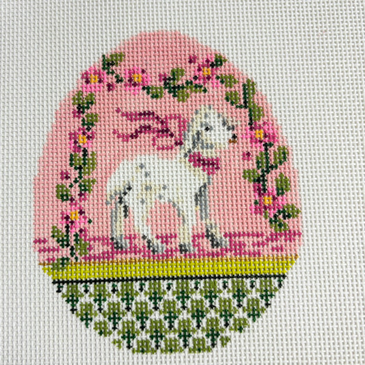 Pink Garland Lamb Egg