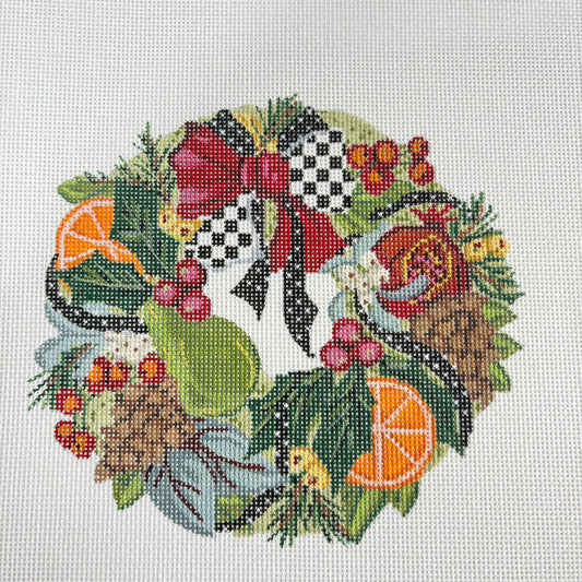 Winter Holly Wreath