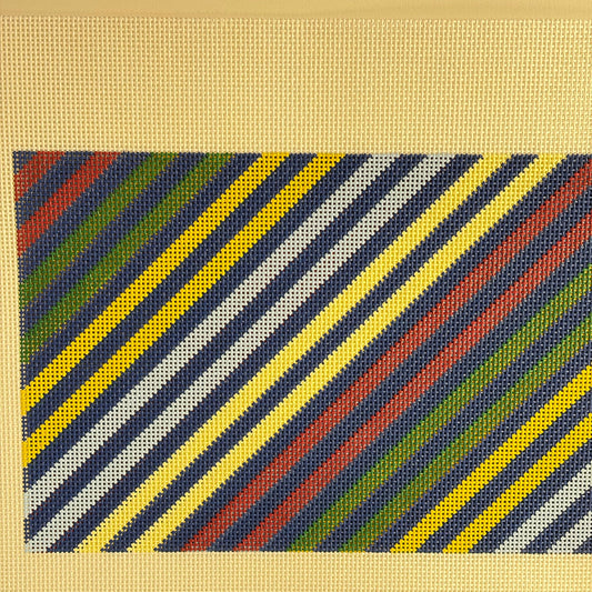 Bow Tie Stripe Clutch