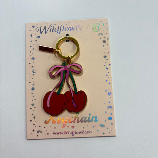 Cherry Keychain