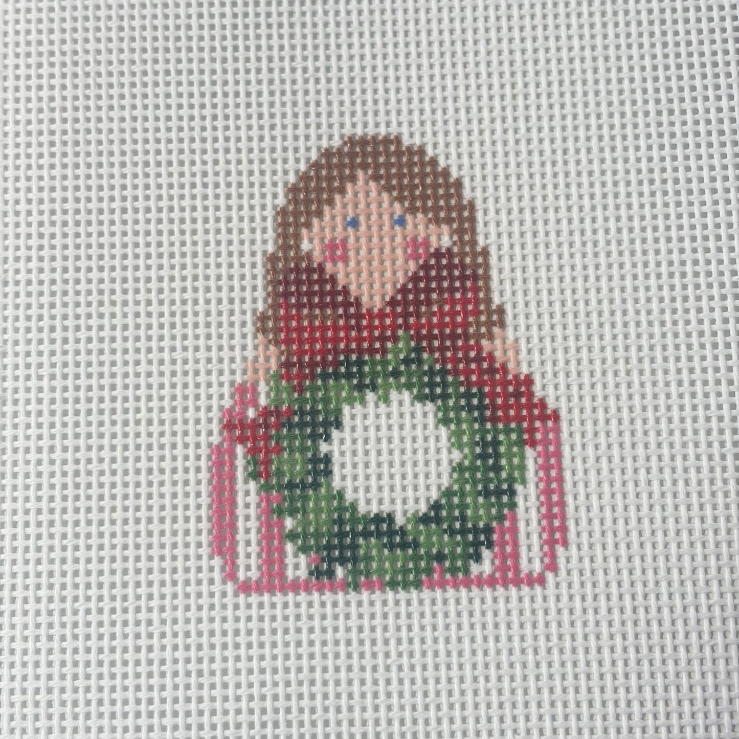 RED WREATH ANGEL