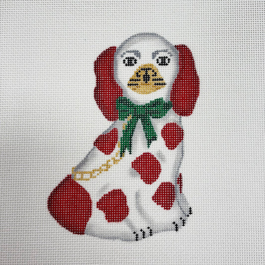 STAFFORDSHIRE CHRISTMAS DOG
