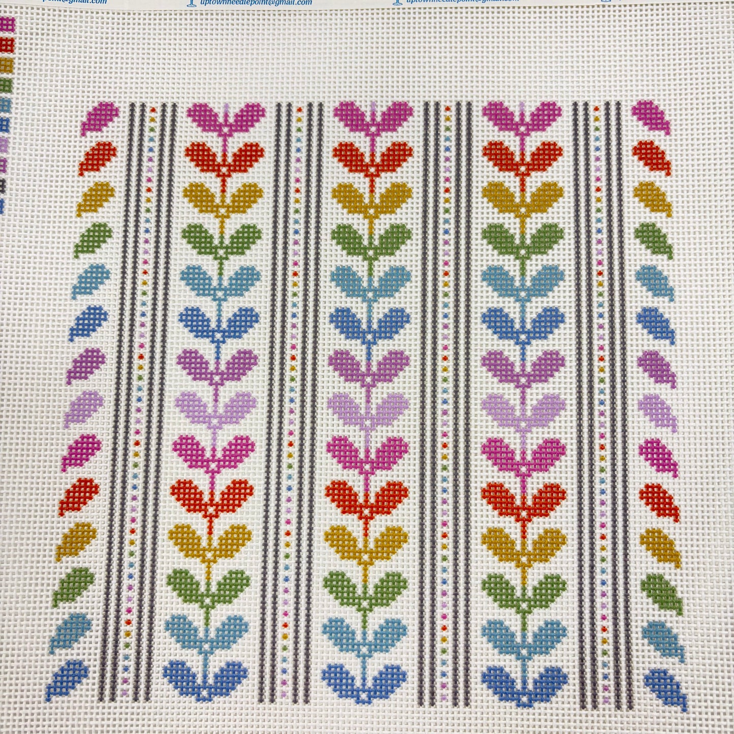 Rainbow Leaf Canvas