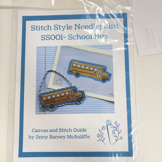 SCHOOL BUS WITH STITCH GUIDE
