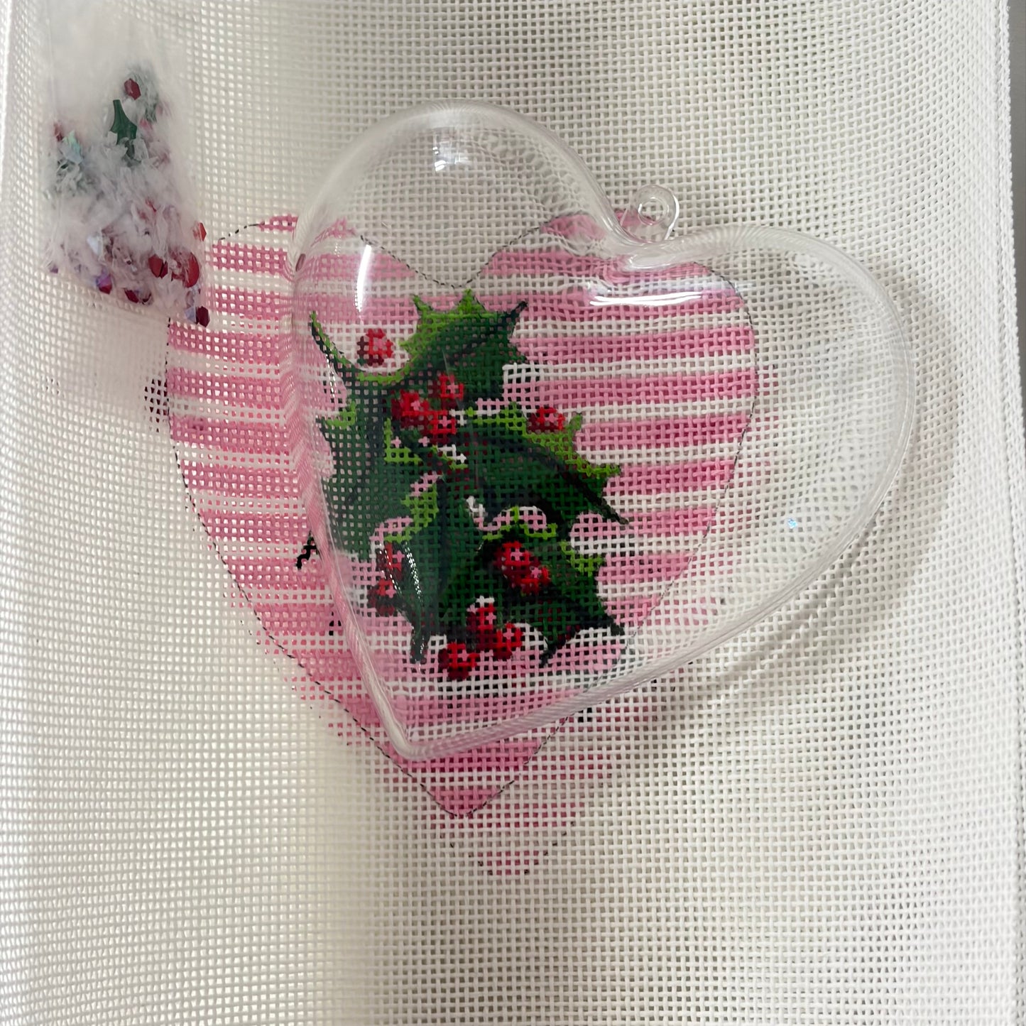 Heart Shaped Globe - Holly and Gingham