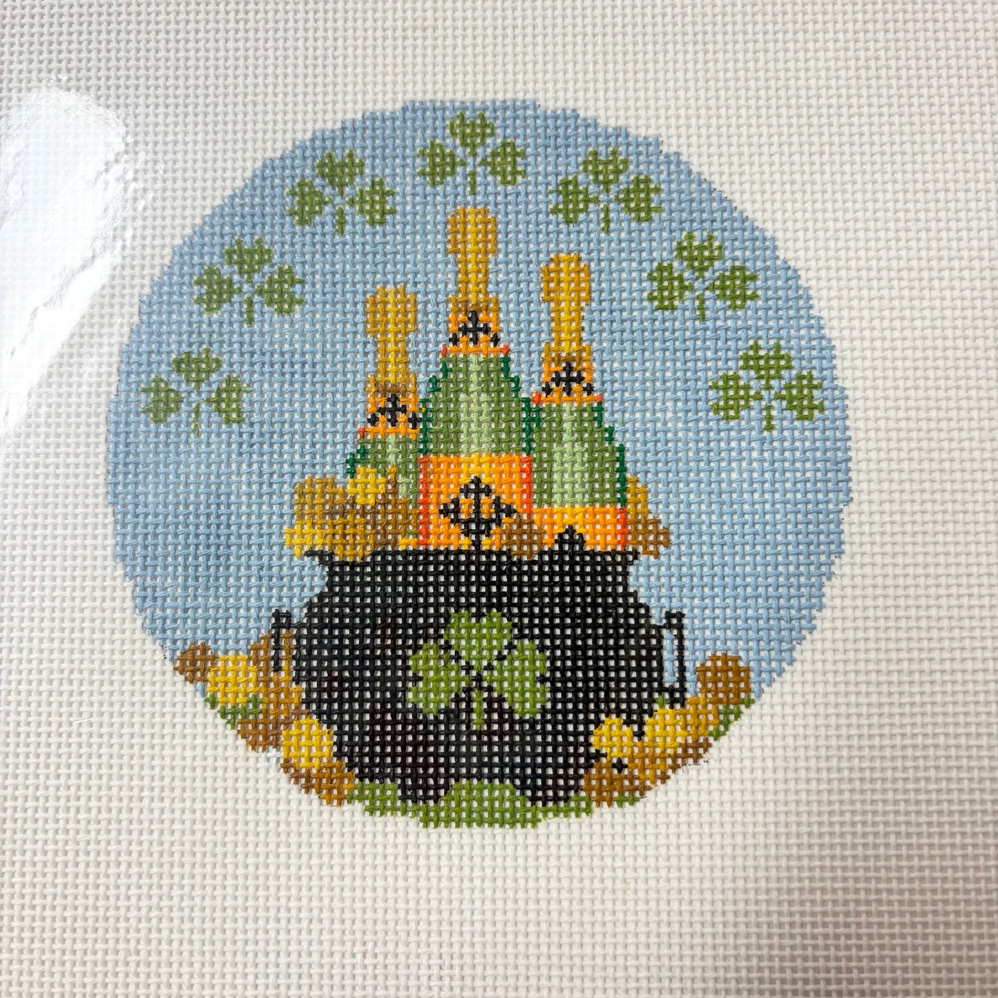 A Year of Champagne Round w/ Stitch Guide