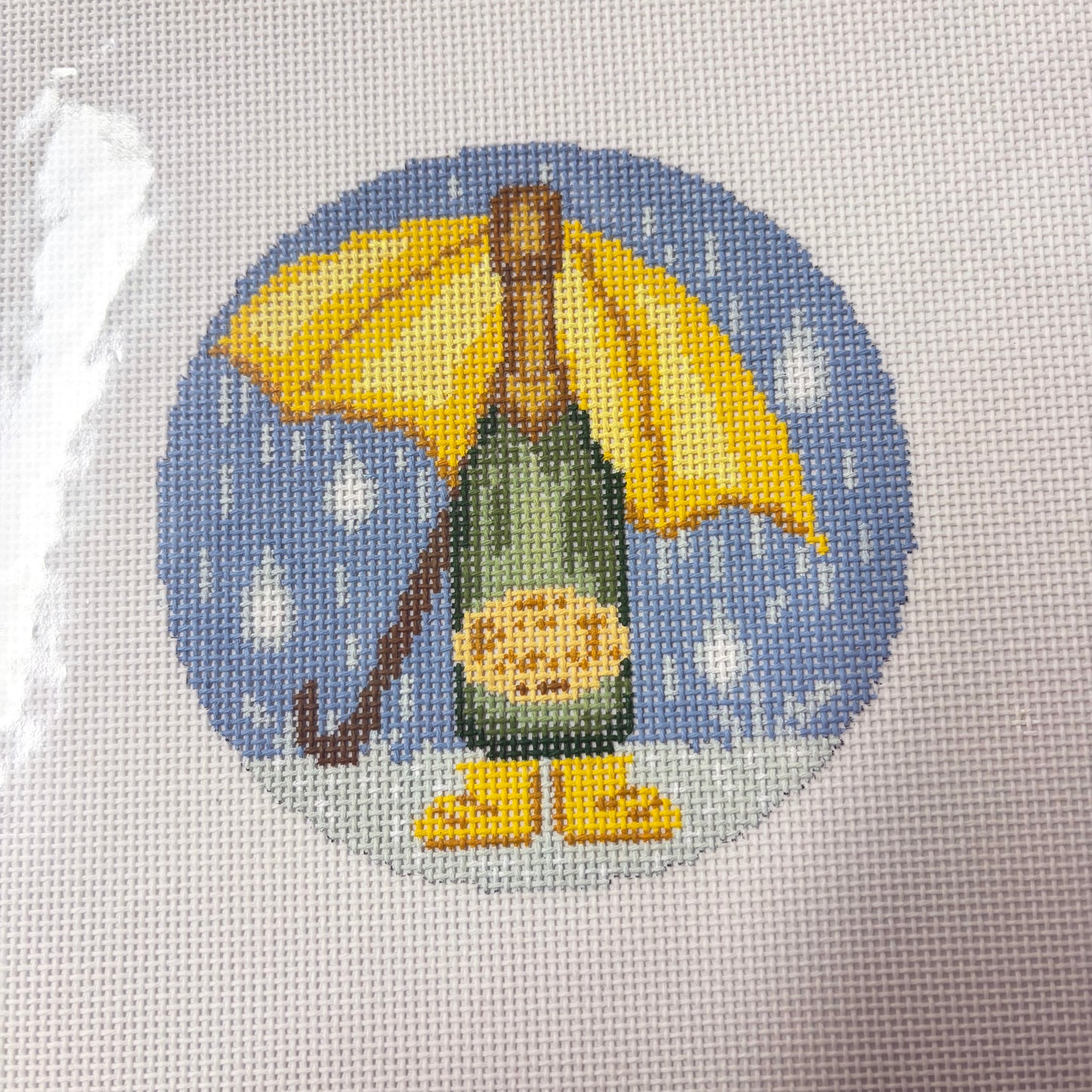 A Year of Champagne Round w/ Stitch Guide