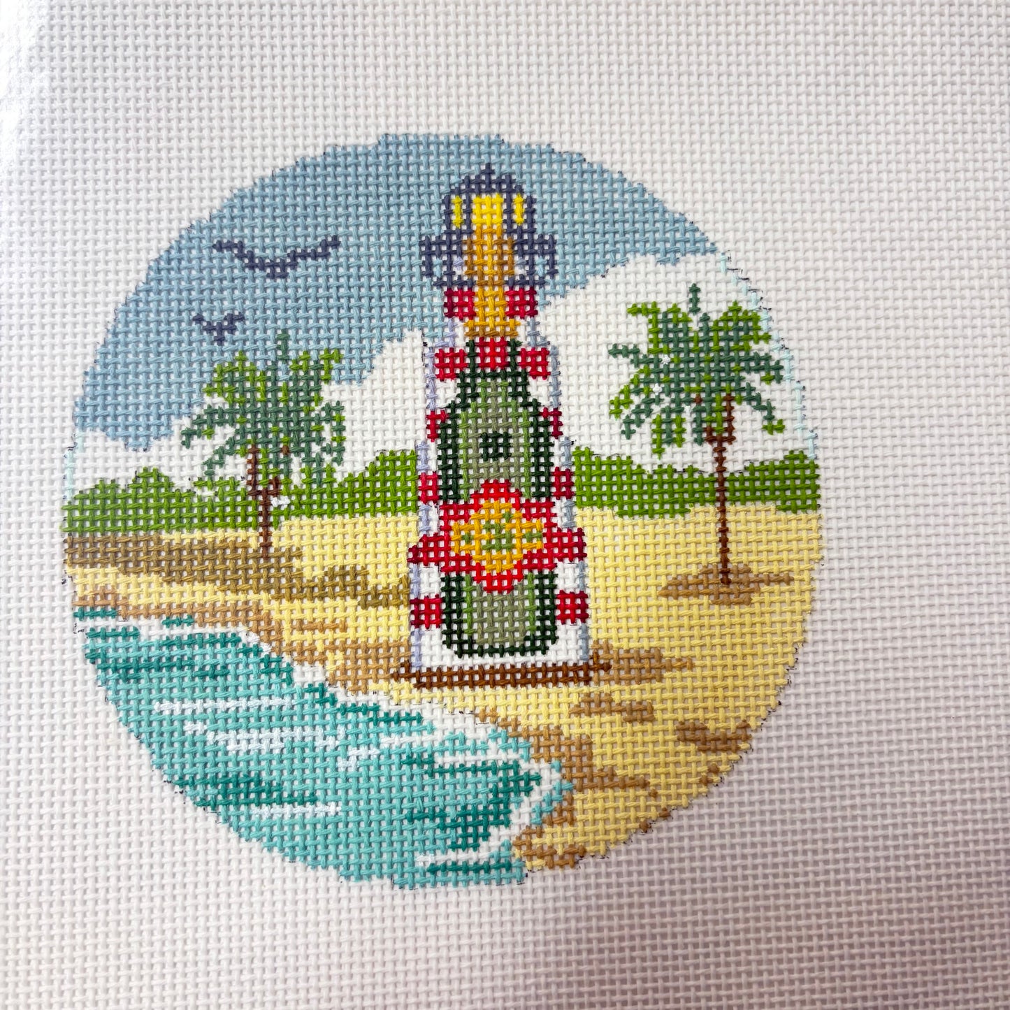 A Year of Champagne Round w/ Stitch Guide