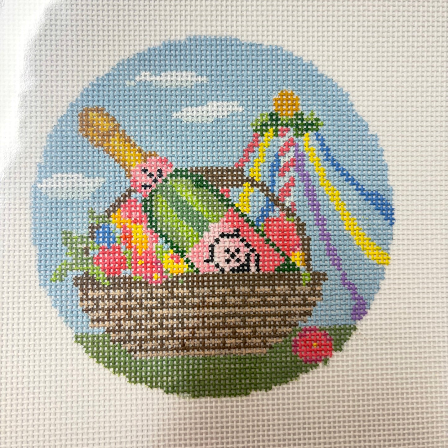 A Year of Champagne Round w/ Stitch Guide