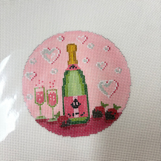 A Year of Champagne Round w/ Stitch Guide