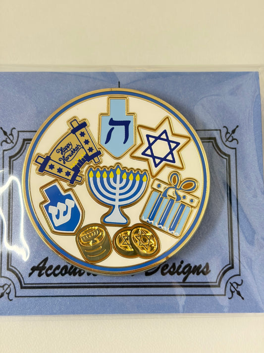 HANUKKAH COOKIE PLATE NEEDLEMINDER