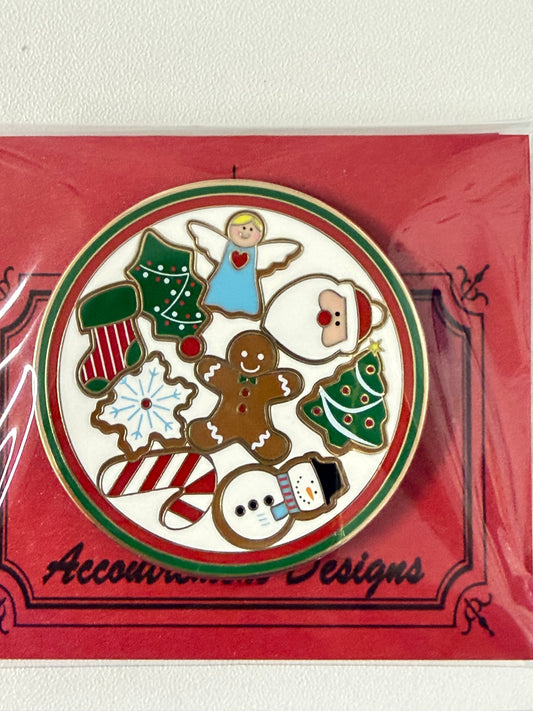 SANTA'S COOKIE PLATE NEEDLER MINDER
