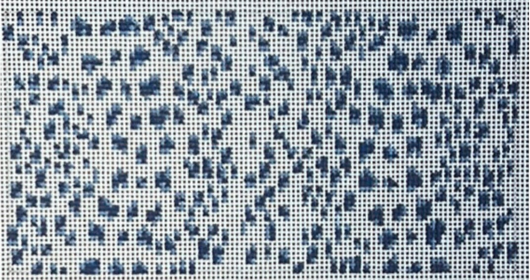 French Dots Insert - Navy