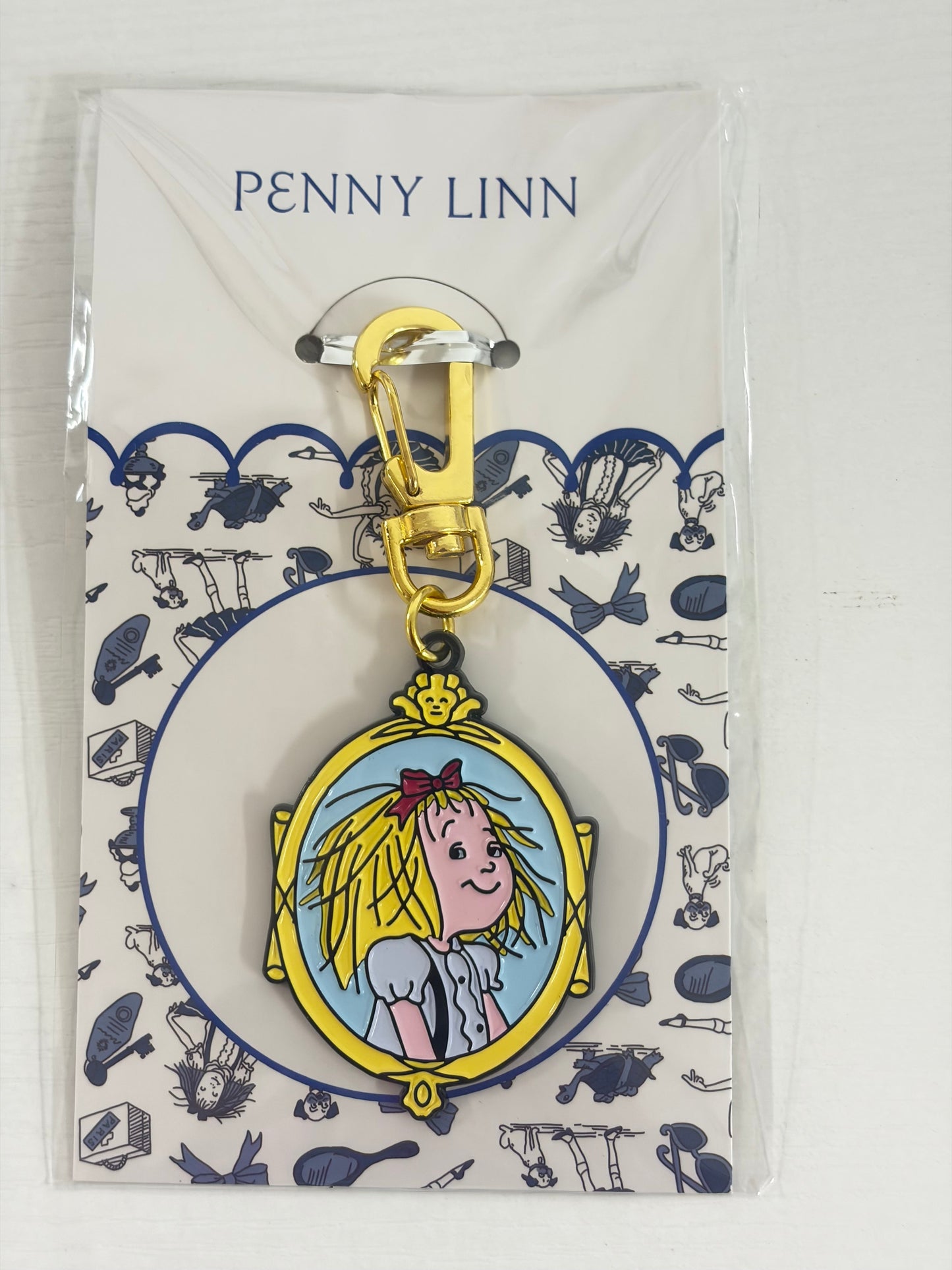 Eloise Portrait Enamel Keychain