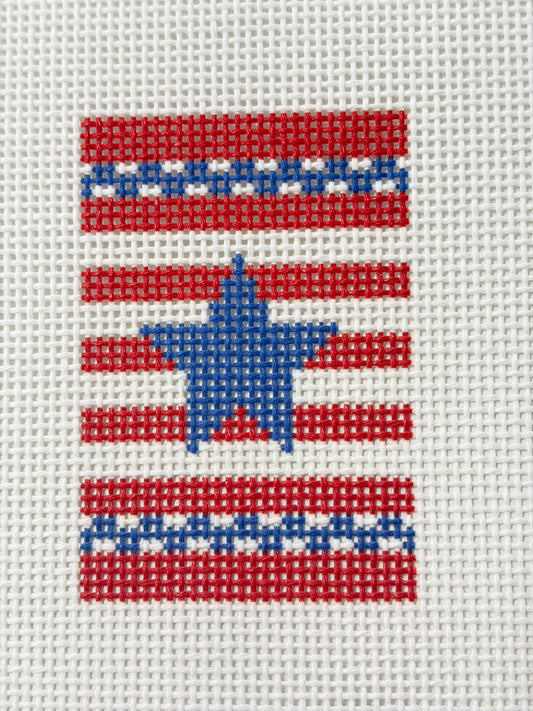 Blue White Blue Star