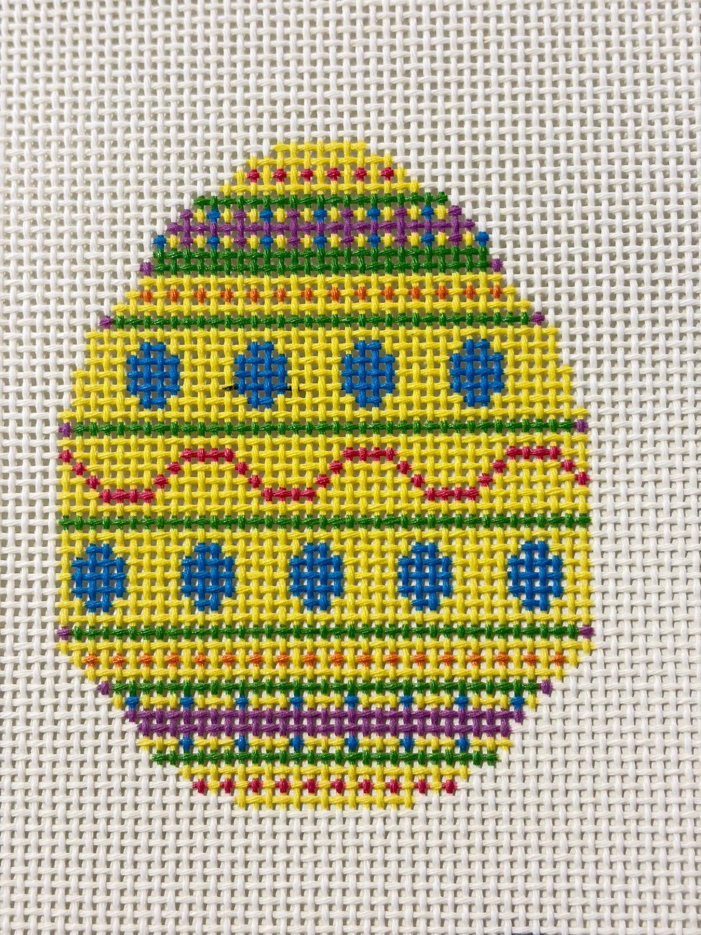 Happy Pattern Yellow Egg