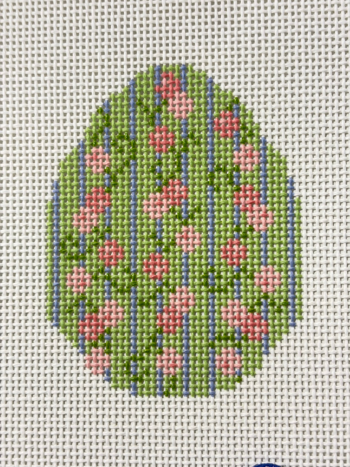 Pink & Green Floral Egg