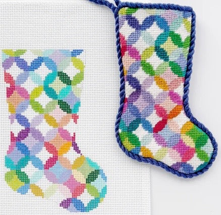Quilt Ring Mini Stocking
