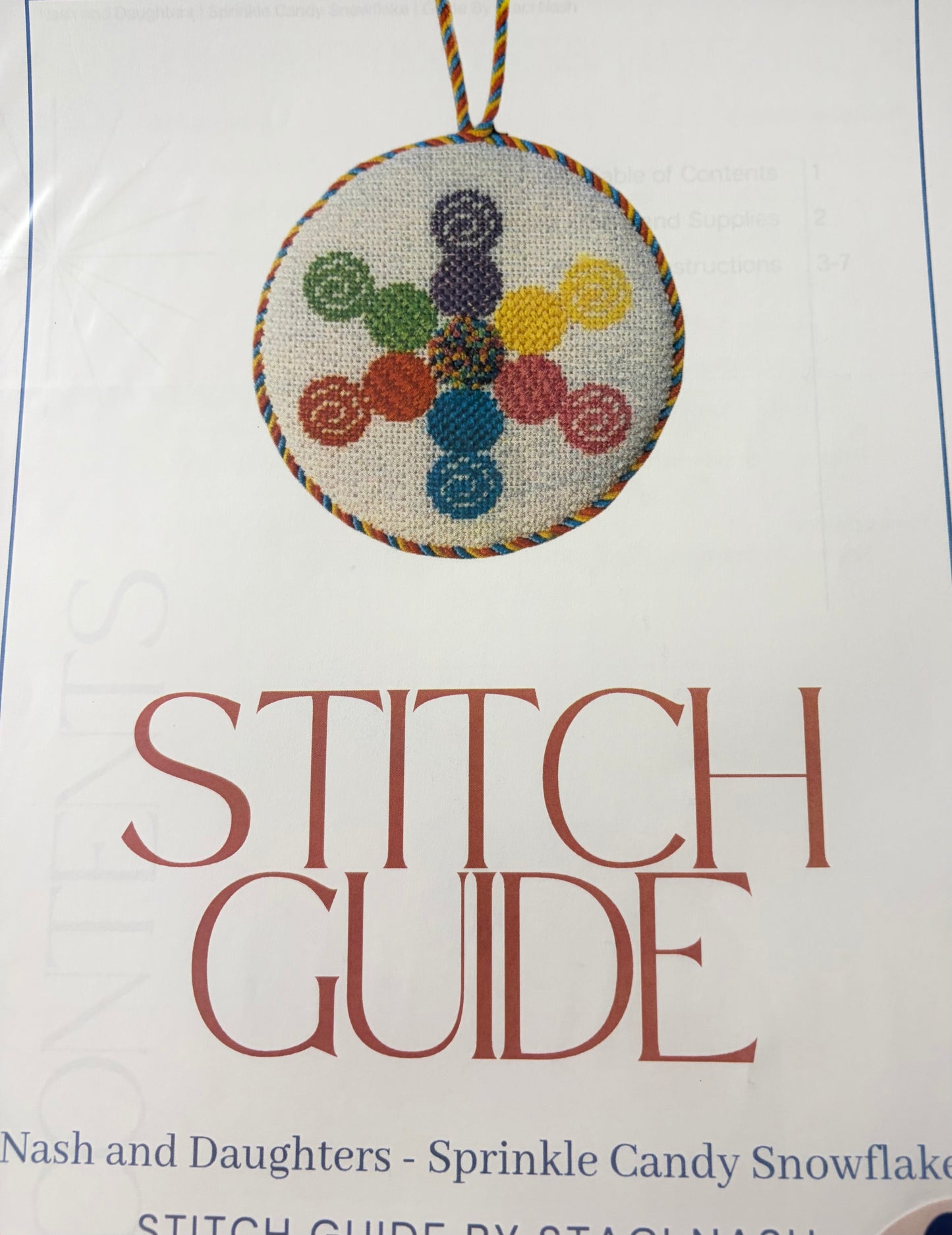 Stitch Guide - Candy Snowflake (ND-25)