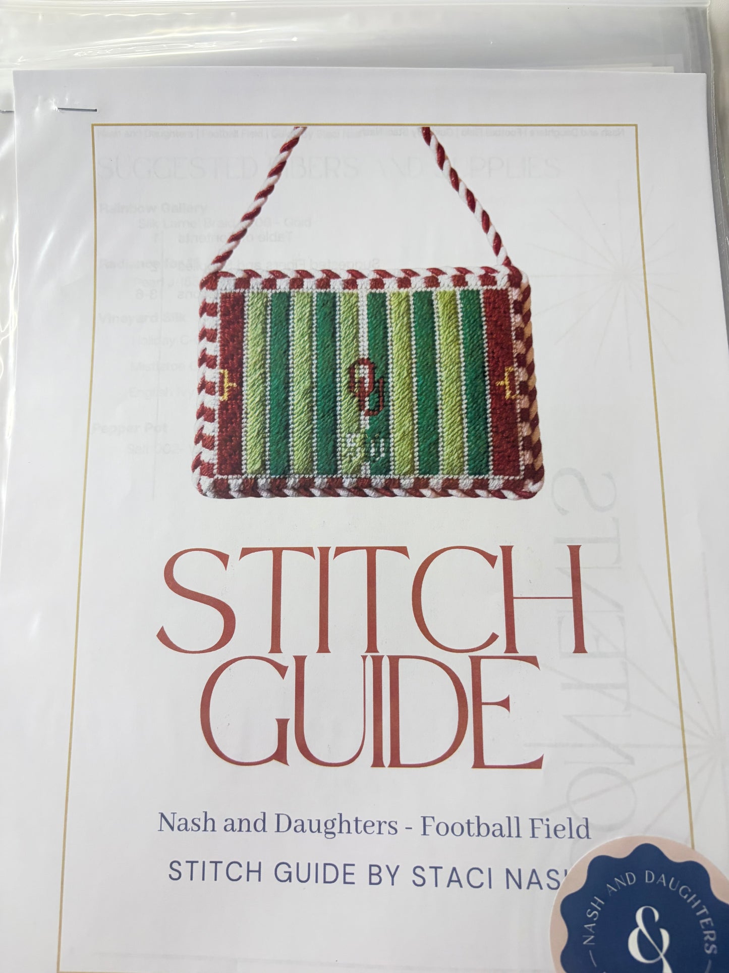 Stitch Guide- Football Field (ND-40)