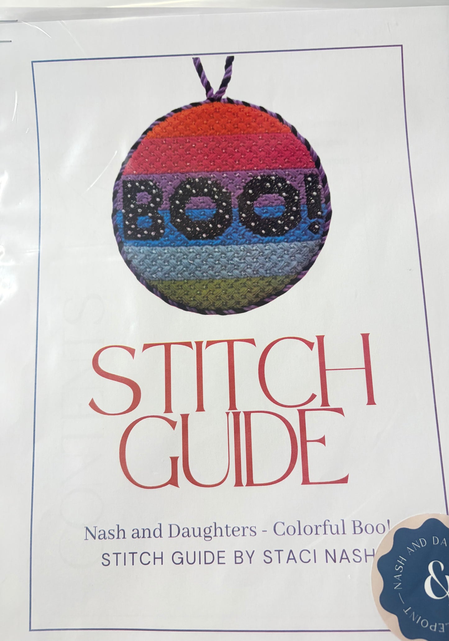Stitch Guide - Colorful Boo! (ND-06)