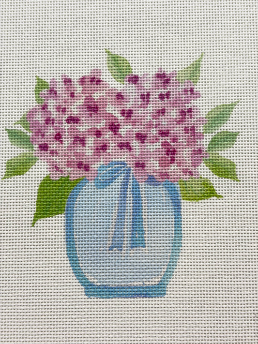 PINK HYDRANGEA WITH VASE
