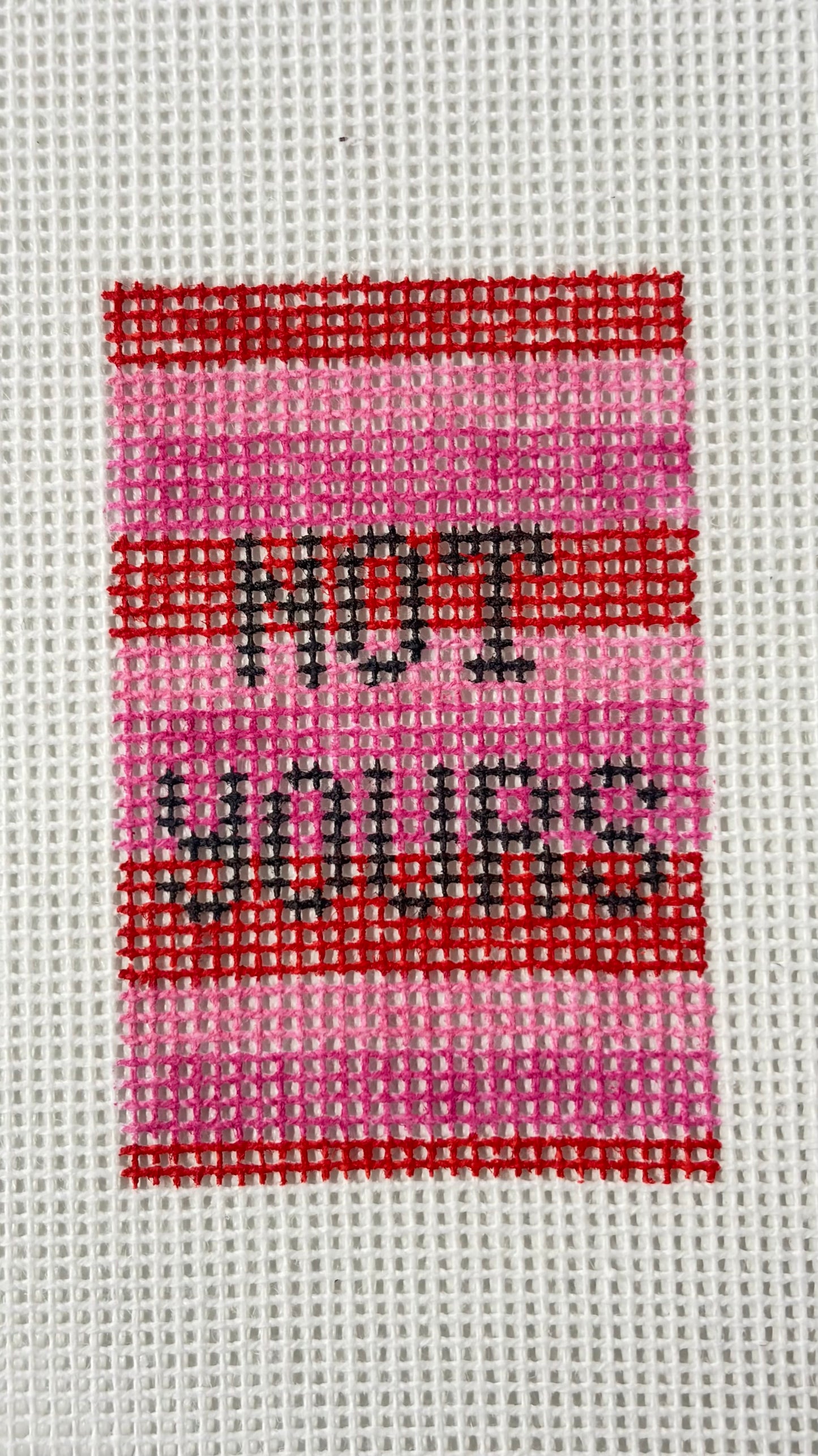NOT YOURS LUGGAGE TAG