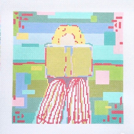 Reading Girl Blonde