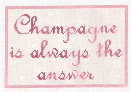 Champagne is Always the Answer (Pink)