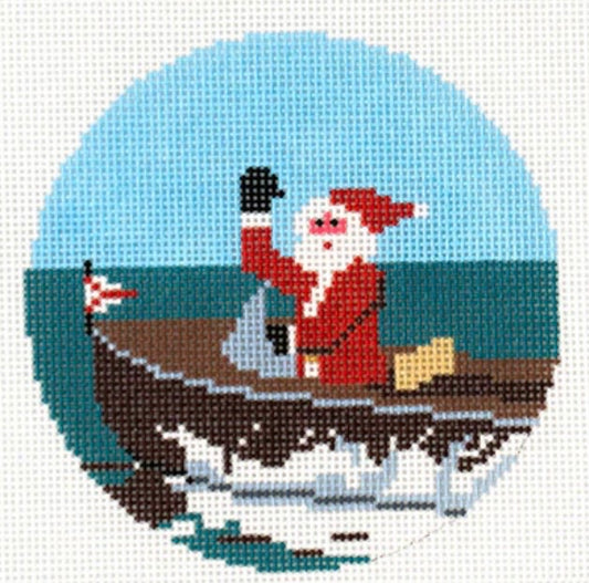 Sporty Santa Boating
