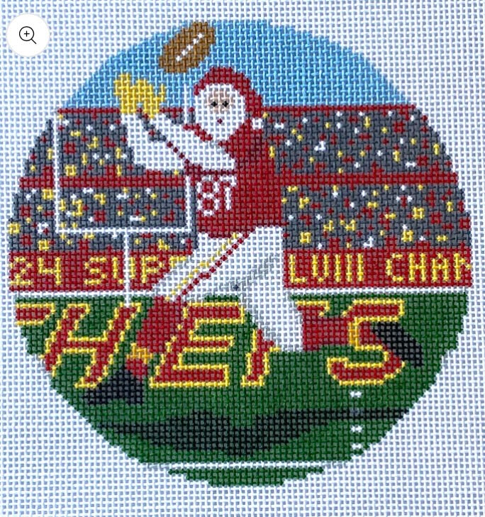 Kansas City Chiefs Santa