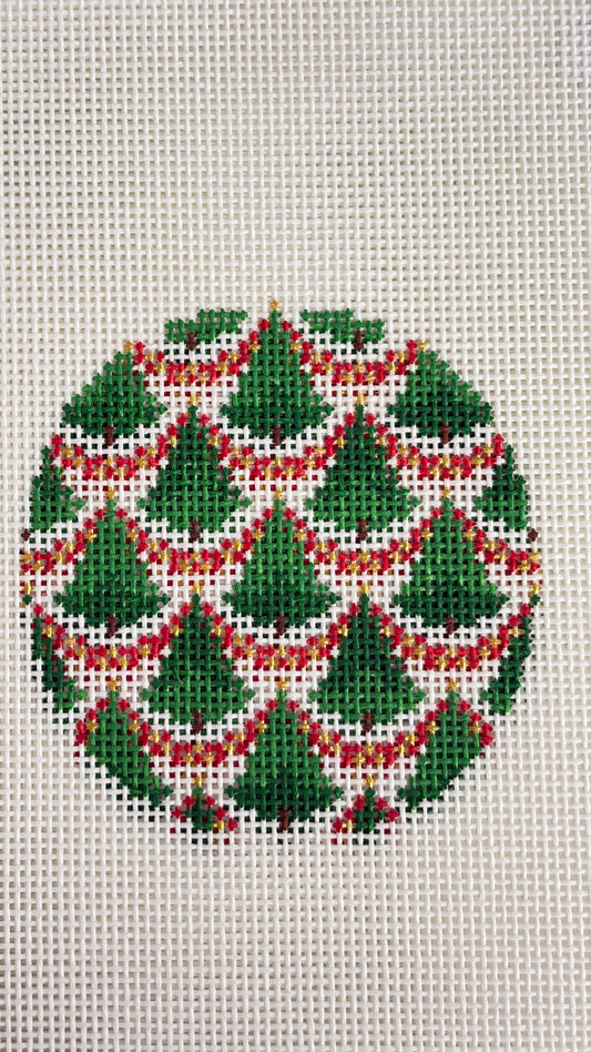 BARGELLO CHRISTMAS TREE ORNAMENT