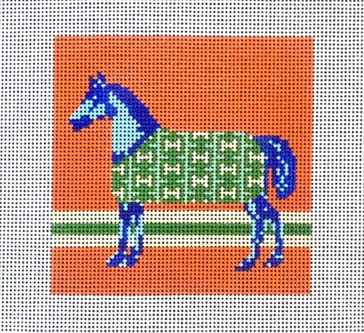 Green Blanket Horse