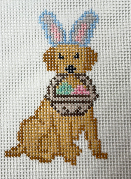 GOLDEN WITH BUNNY EARS