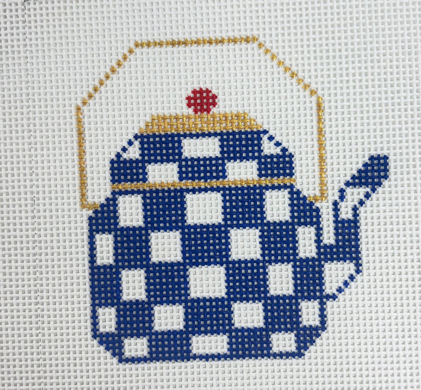 BLUE AND WHITE TEAPOT
