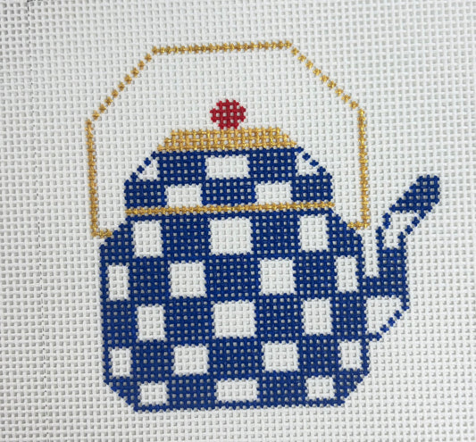 BLUE AND WHITE TEAPOT