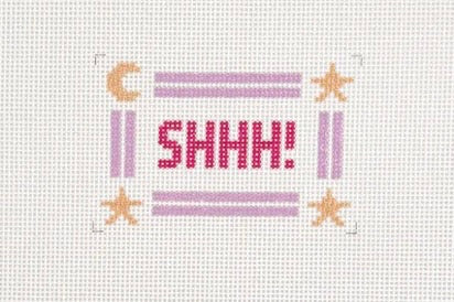 Ssshh Sign (Purple)